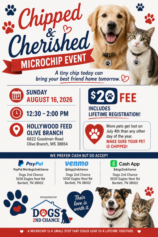 Microchip Event Hollywood Feed Olive Branch